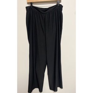 SPANX by Sara Blakely Women’s Wide Leg Pants High Rise Black Sz XL